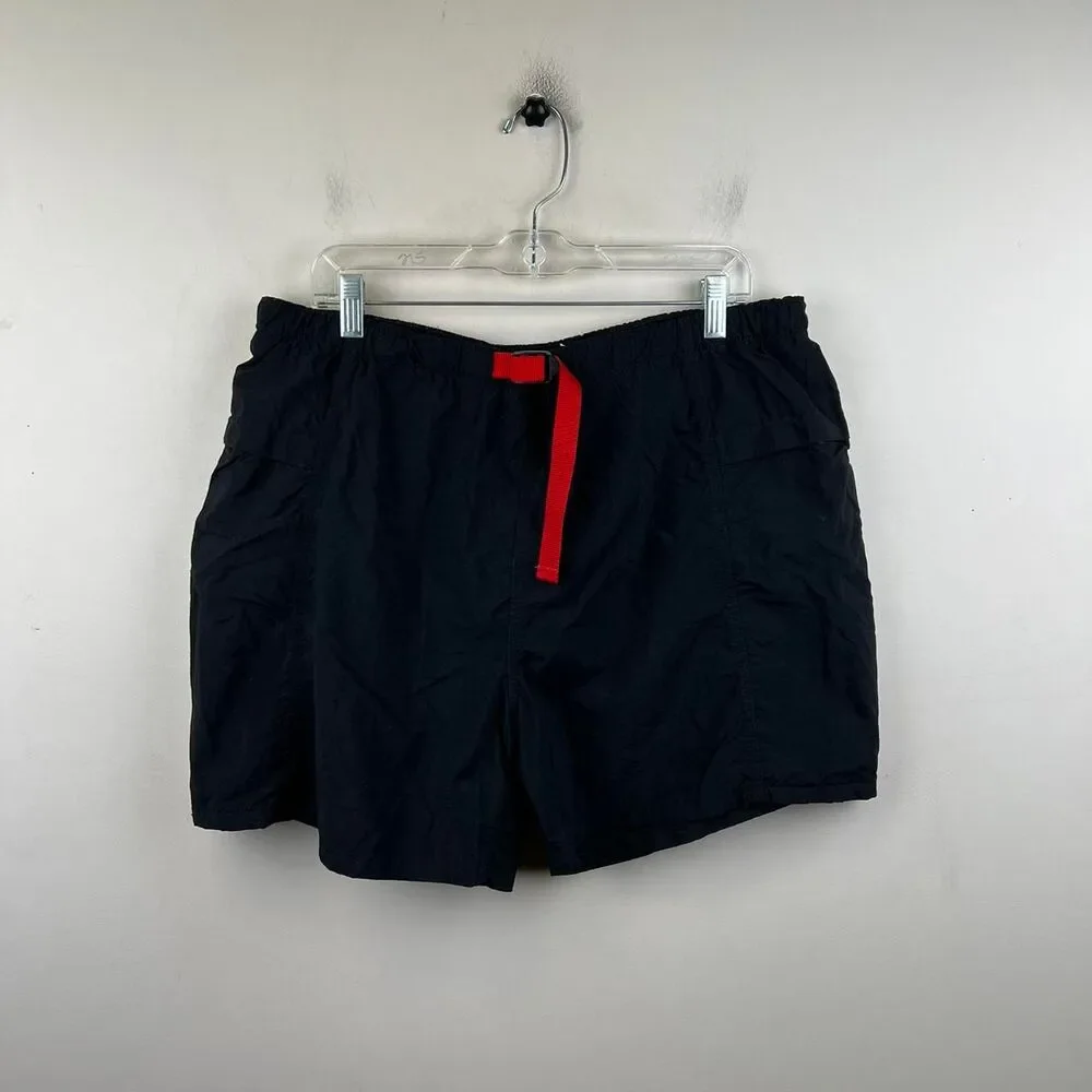 Marlboro Adventure 90s Black Nylon Shorts Size L